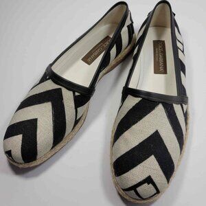 DOLCE & GABBANA STRIPE ESPADRILLES
